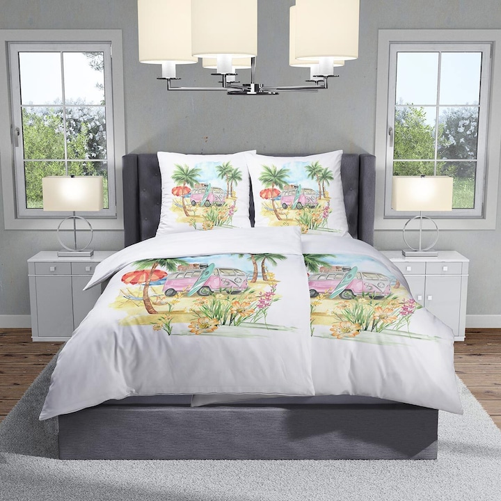Immagine prodotto Traumschlaf Camper (Set di biancheria da letto, 155x200 cm + 80x80 cm)