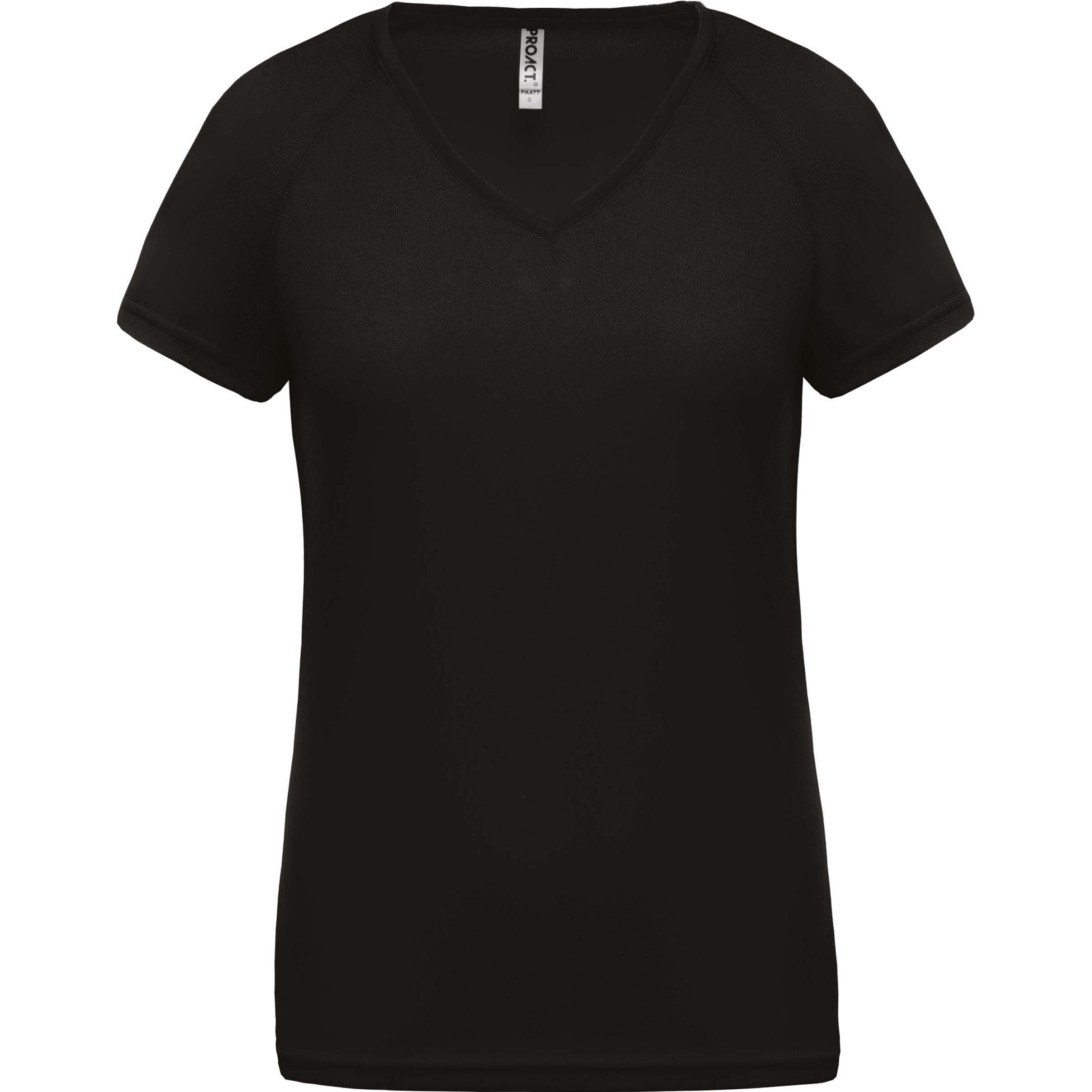 Proact, Damen, Sportshirt, Sport (L), Schwarz, L