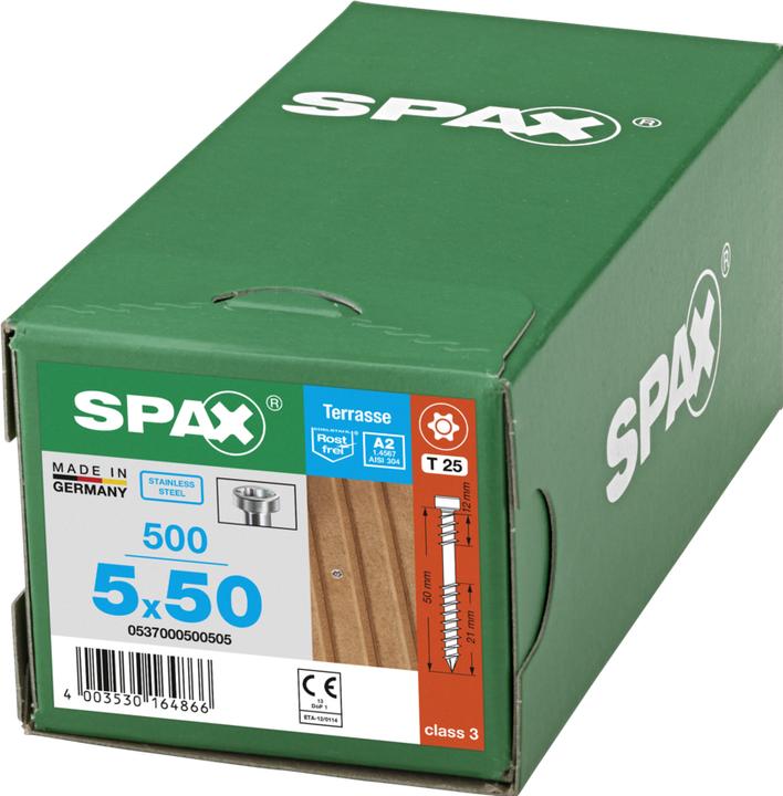 Image du produit Spax Vis auto-perçantes -D A2 (500 Vis par pièce)