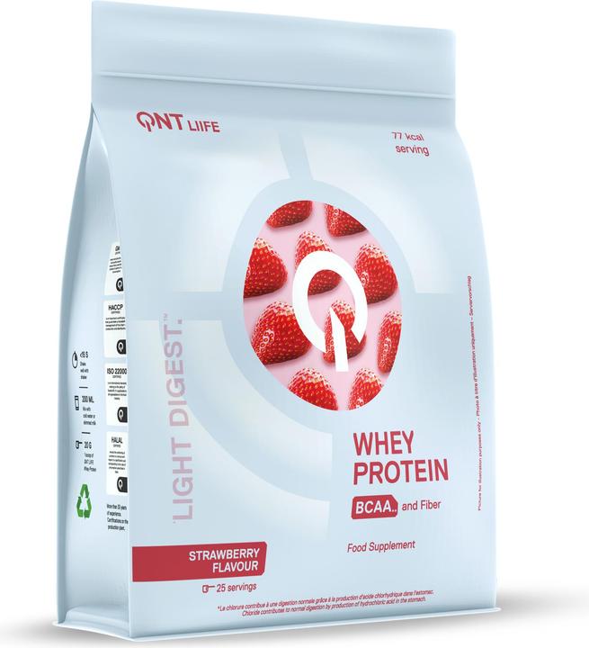 Actual product image QNT Whey Protein Light Digest 500g (Strawberry, 1 x, 500 g)