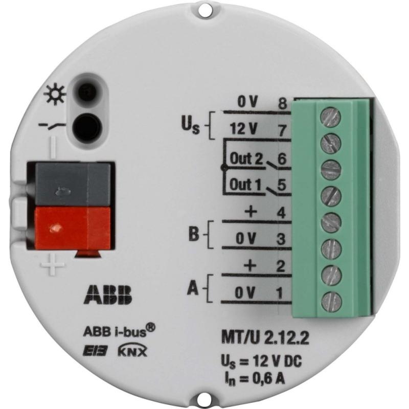 ABB, Gefahrenmelder, Stotz & Kontakt MT/U2.12.2 Sicherheitsterminal, 2fach, UP MT/U2.12.2