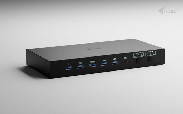 Produktbild i-tec USB-C KVM DS for 3 Hosts, USB-C (USB-C, 10 Ports)