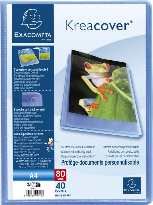 Produktbild Exacompta Sichtmappen (A4, 80x)