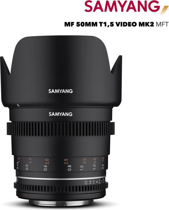 Produktbild Samyang 50mm T1.5 MK2 MFT (Micro Four Thirds, Vollformat, APS-C / DX)