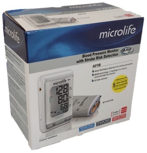 Actual product image Microlife BP A150 AFIB (Blood pressure monitor upper arm)