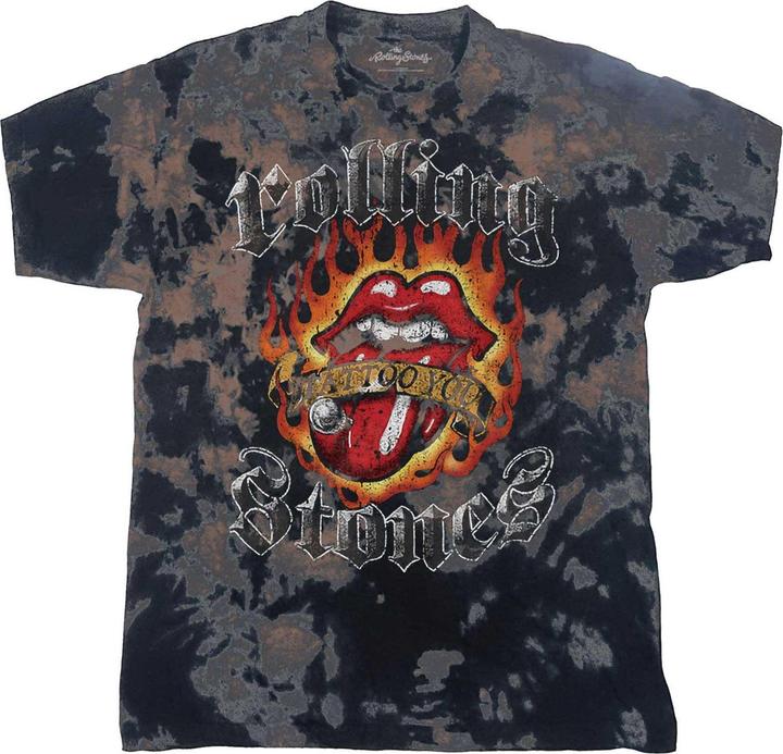 Produktbild The Rolling Stones Tattoo Flames TShirt (128)