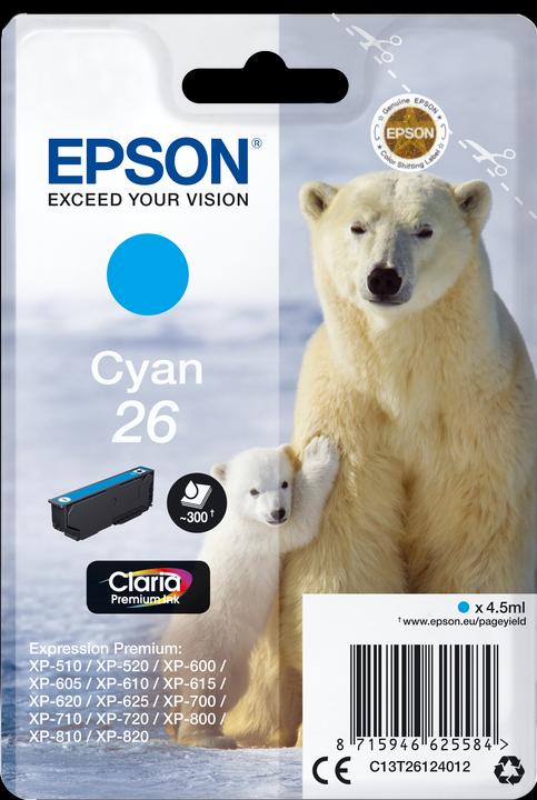 Image du produit Epson 26 Claria Premium (C)