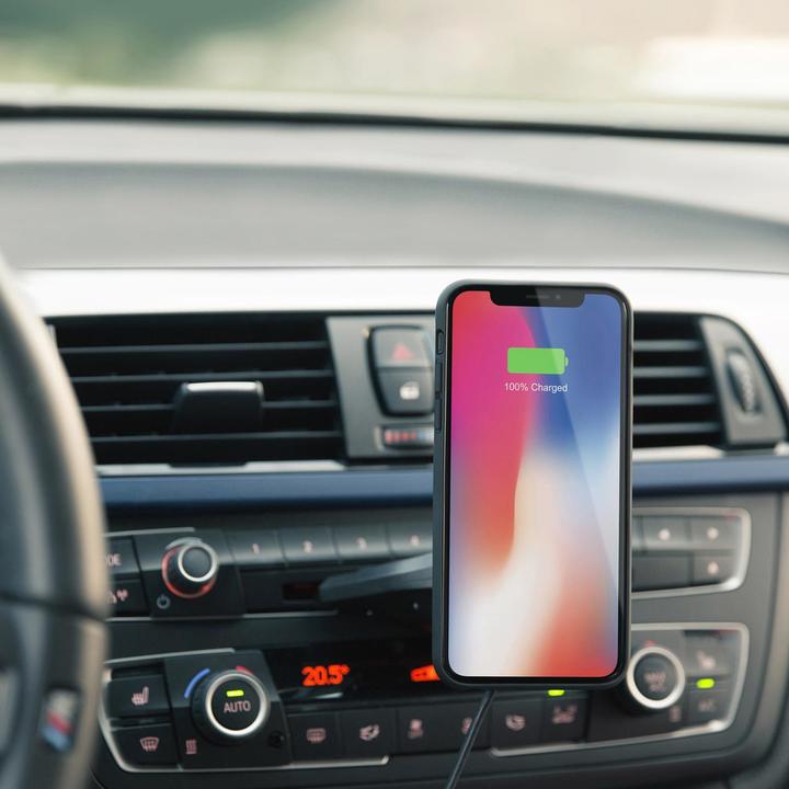 Actual product image Xvida Magnetic QI Wireless Charging Car Slot Mount