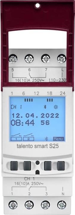 Immagine prodotto Grässlin Timer digitale AMD talento smart S25, 2 canali 110/230VAC