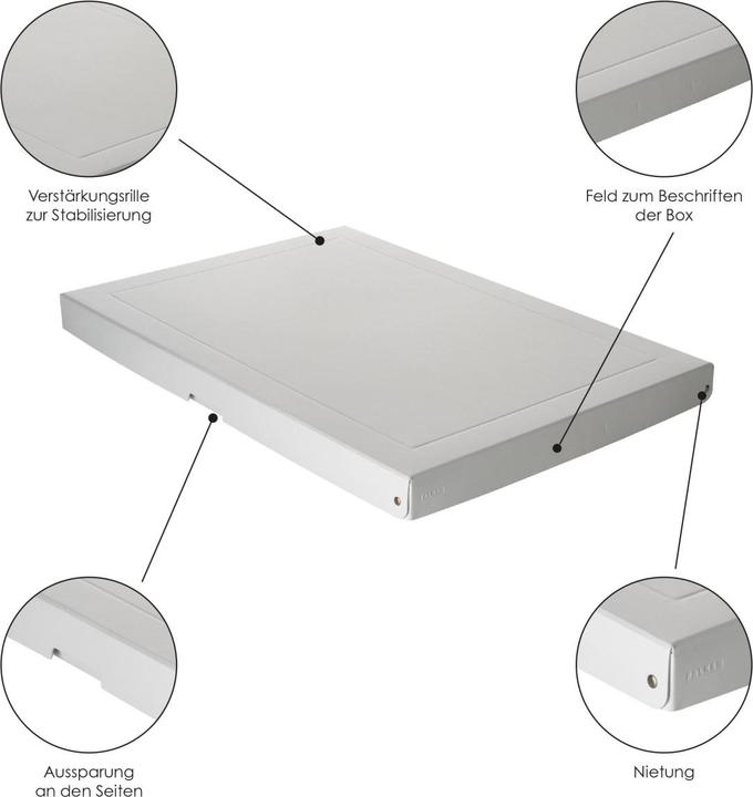 Image du produit Falken PURE Box Pro A2 hauteur de remplissage 40mm blanc (A2)