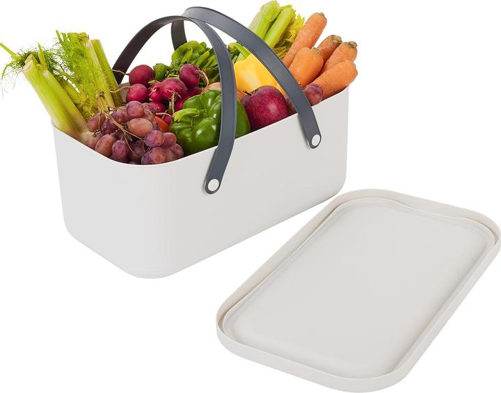 Image du produit Rotho Set Tragekorb 12l 2 tlg. RUMA (2 x)