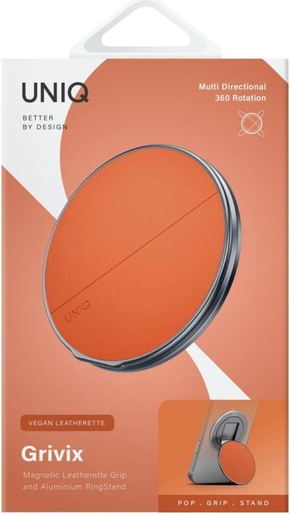 Productafbeelding Uniq Magnetic Mount Grivix Classic 360 Mount&Grip Stand orange