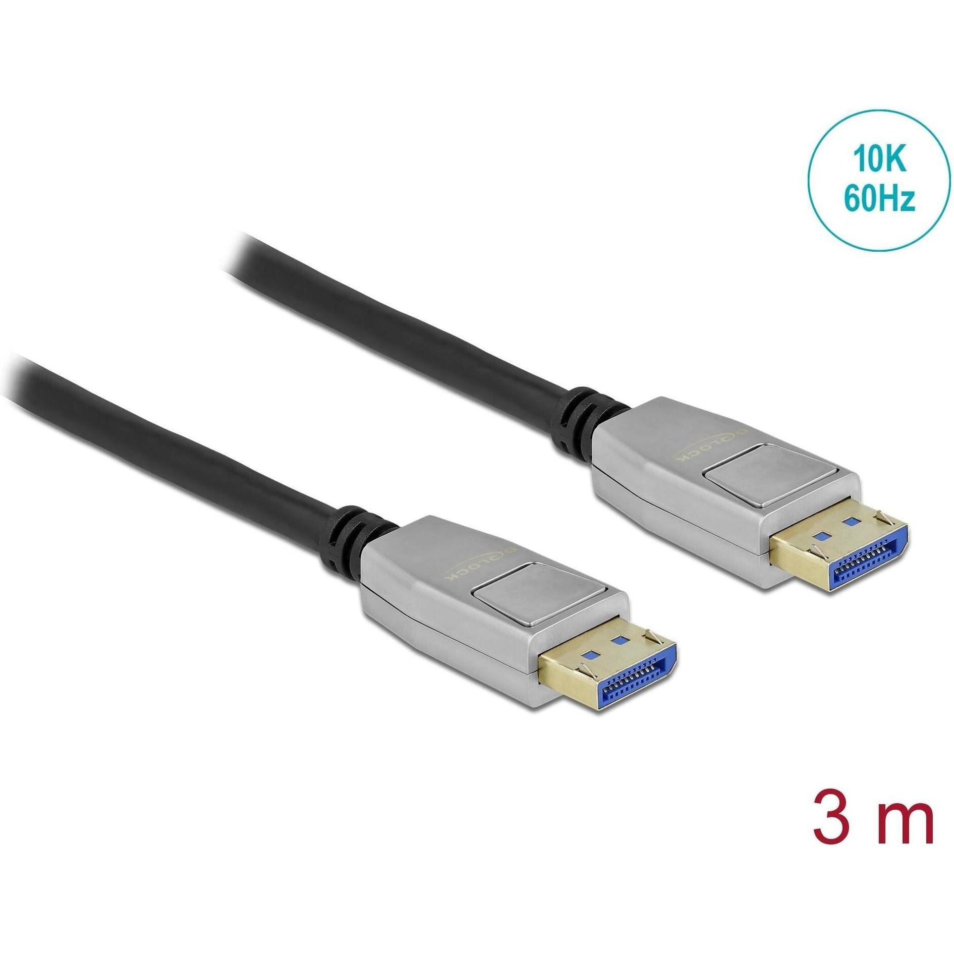 Delock DisplayPort — DisplayPort (3 m, DisplayPort), Video Kabel