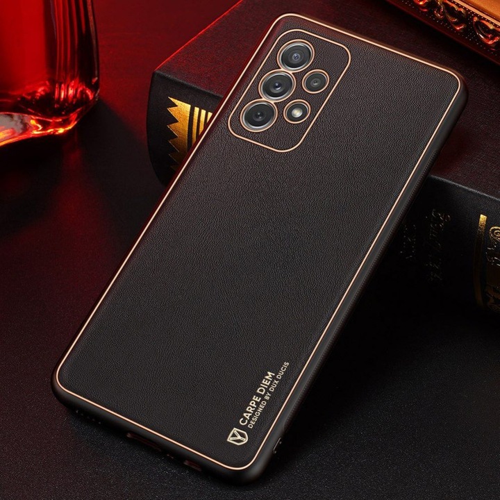 Produktbild Dux Ducis Yolo elegant case made of soft TPU and PU leather for Samsung Galaxy A72 4G black (Samsung Galaxy A72)