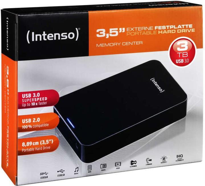 Productafbeelding Intenso Geheugencentrum 3TB USB 3.0 (3 TB)