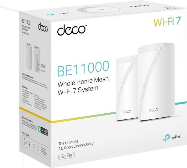 Image du produit TP-Link Deco BE65 Wi-Fi 7 Mesh BE9300 (2-pack)