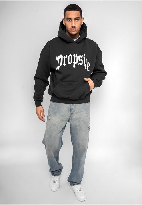 Image du produit Dropsize Sweat à capuche à impression lourde Oversize Puffer - 126895 (L, S)