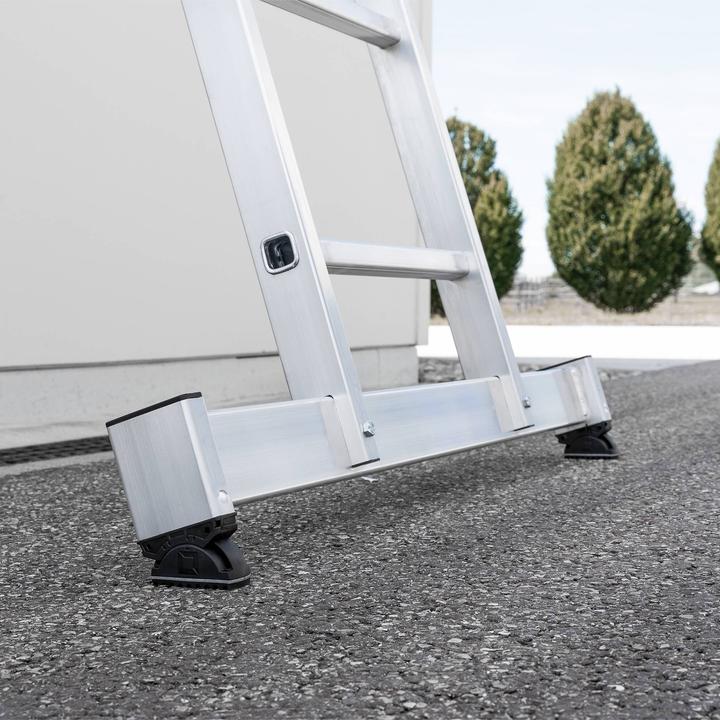 Produktbild Munk Sprossen-Seilzugleiter 3-teilig mit Standard-Traverse 3x18 Sprossen (Gerüst)