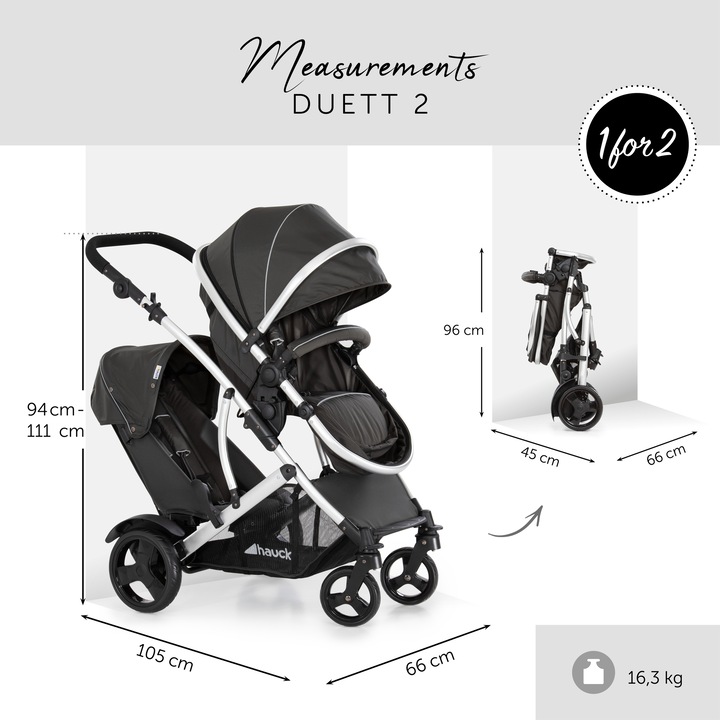 Actual product image Hauck Duet 2