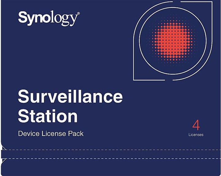 Actual product image Synology Camera License Pack (4 licenses)