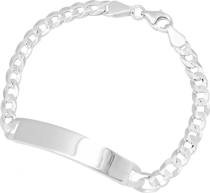 Produktbild Candy ID-Armband Panzer 8.0 mm, 925 Sterling Silber (21 cm, 925er Sterlingsilber)