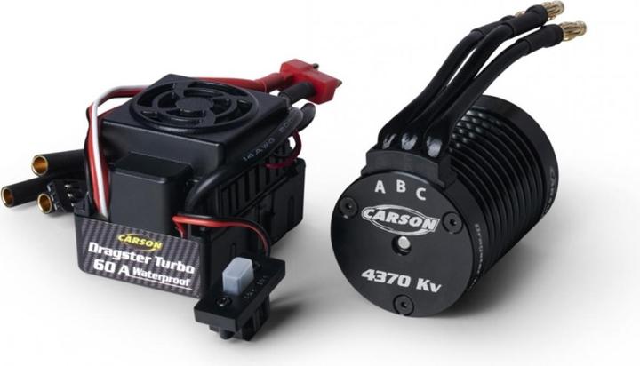 Produktbild Carson 1:10 BL Set Dragster Turbo 4370 KV