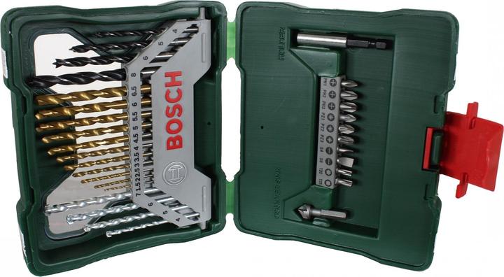 Produktbild Bosch Zubehör X-Line-Titanium Bohrer- und Schrauber-Set, 30-teilig (1.5 mm, 2 mm, 2.5 mm, 3 mm, 3.5 mm, 7 mm, 8 mm, 4 mm, 4.5 mm, 5 mm, 5.5 mm, 6 mm, 6.5 mm)