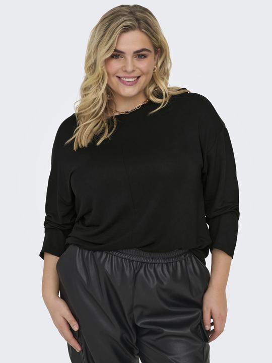 Actual product image Only Curvy plain top with long sleeves (46, 48)