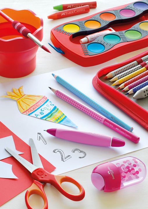 Actual product image Faber-Castell jumbo grip (Multicoloured, 12 x)