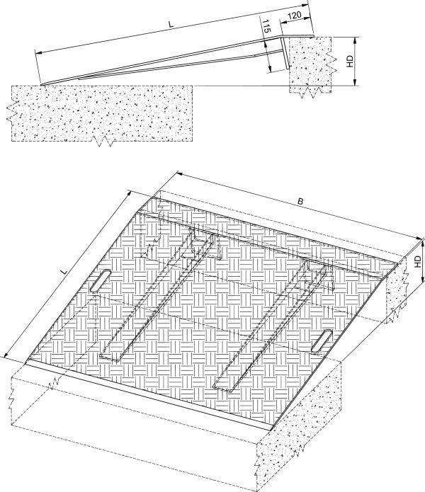 Image du produit kaiserkraft Pont mobile en aluminium