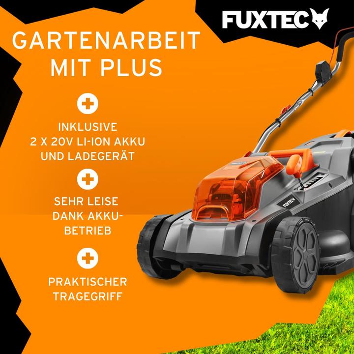 Actual product image Fuxtec 40V Akku Rasenmäher FX-E2RM43SET (Rechargeable battery operated)