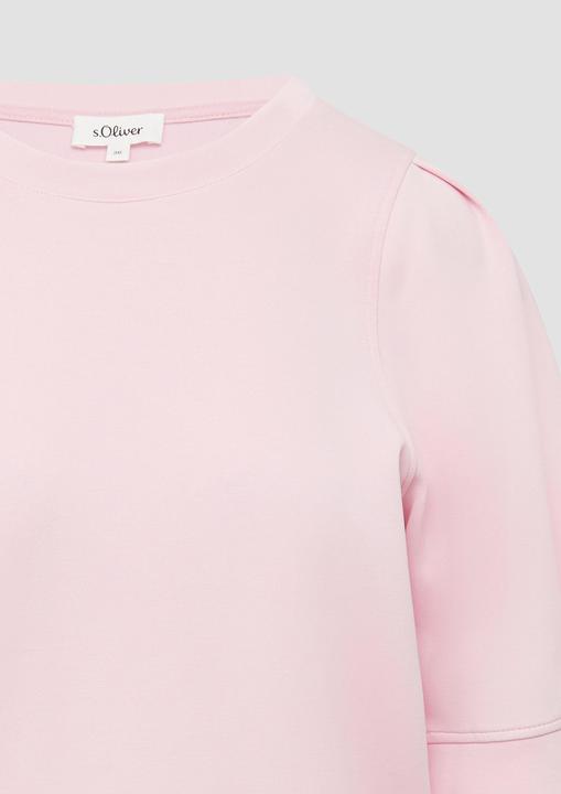 Produktbild S.Oliver Sweatshirt Scuba-Sweatshirt mit Faltendetails (46)
