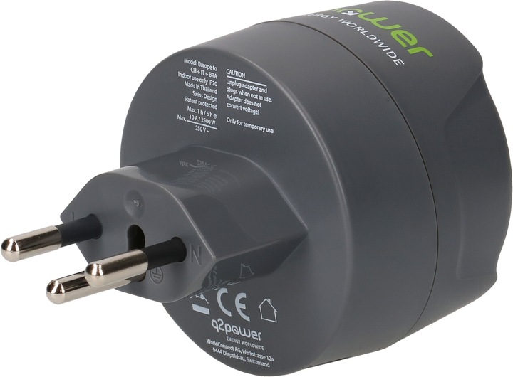 Image du produit Q2 Power Adaptateur de voyage Q2Power