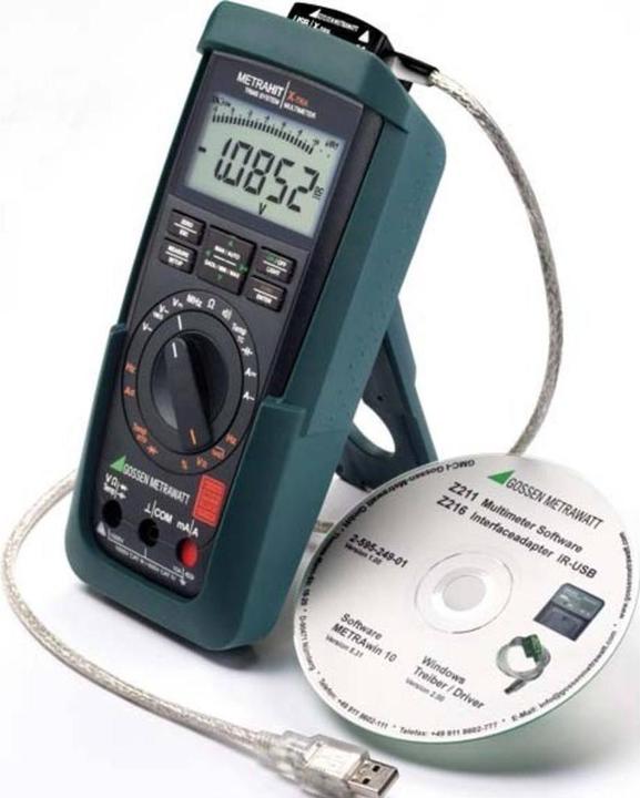 Image du produit Gossen Multimètre portable numérique Metraw (CAT III 1000V, CAT IV 600V)