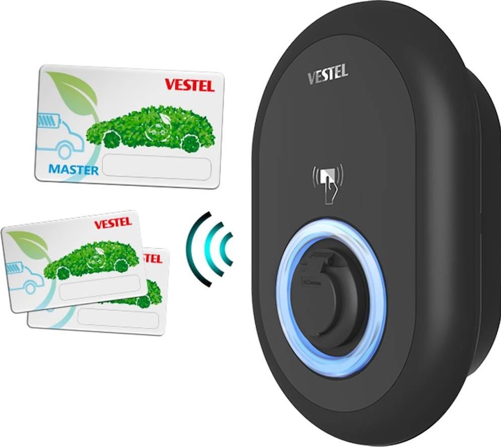 Actual product image Vestel EVC04 (Type 2, 22 kW, 32 A, Hard wired)
