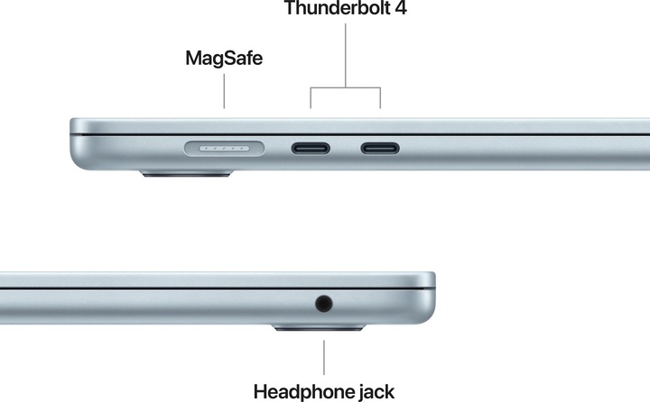 Image du produit Apple MacBook Air – 2025 (15.30", M4, 24 Go, 2000 Go, DE)