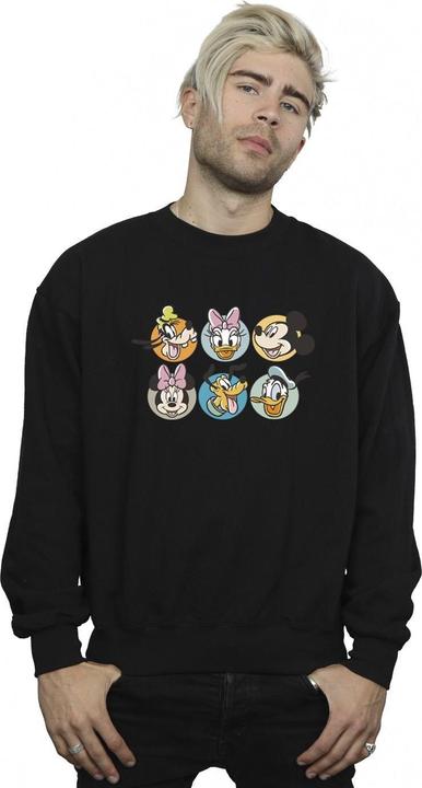 Produktbild Disney Mickey Mouse And Friends Faces Sweatshirt (M)