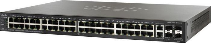 Cisco SF500-48P: 48 Port Managed Switch (48 Ports)