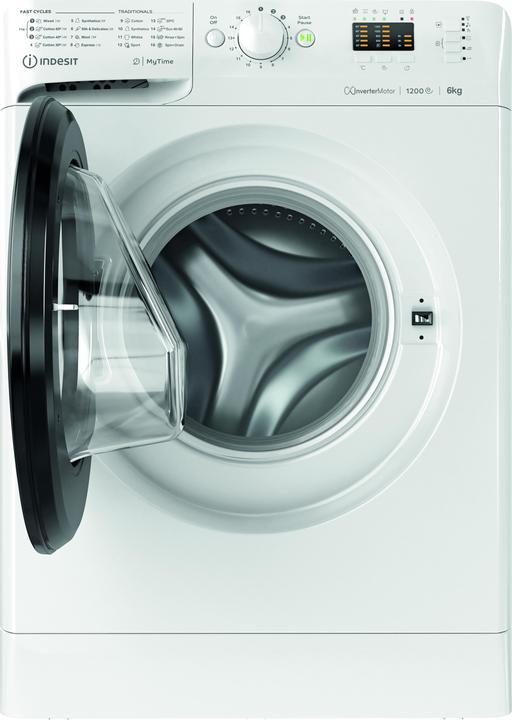 Indesit Washing machine MTWSA 61294 WK EE, C, Front loading, Washing capacity 6 kg, 1151 RPM, Depth (6 kg)