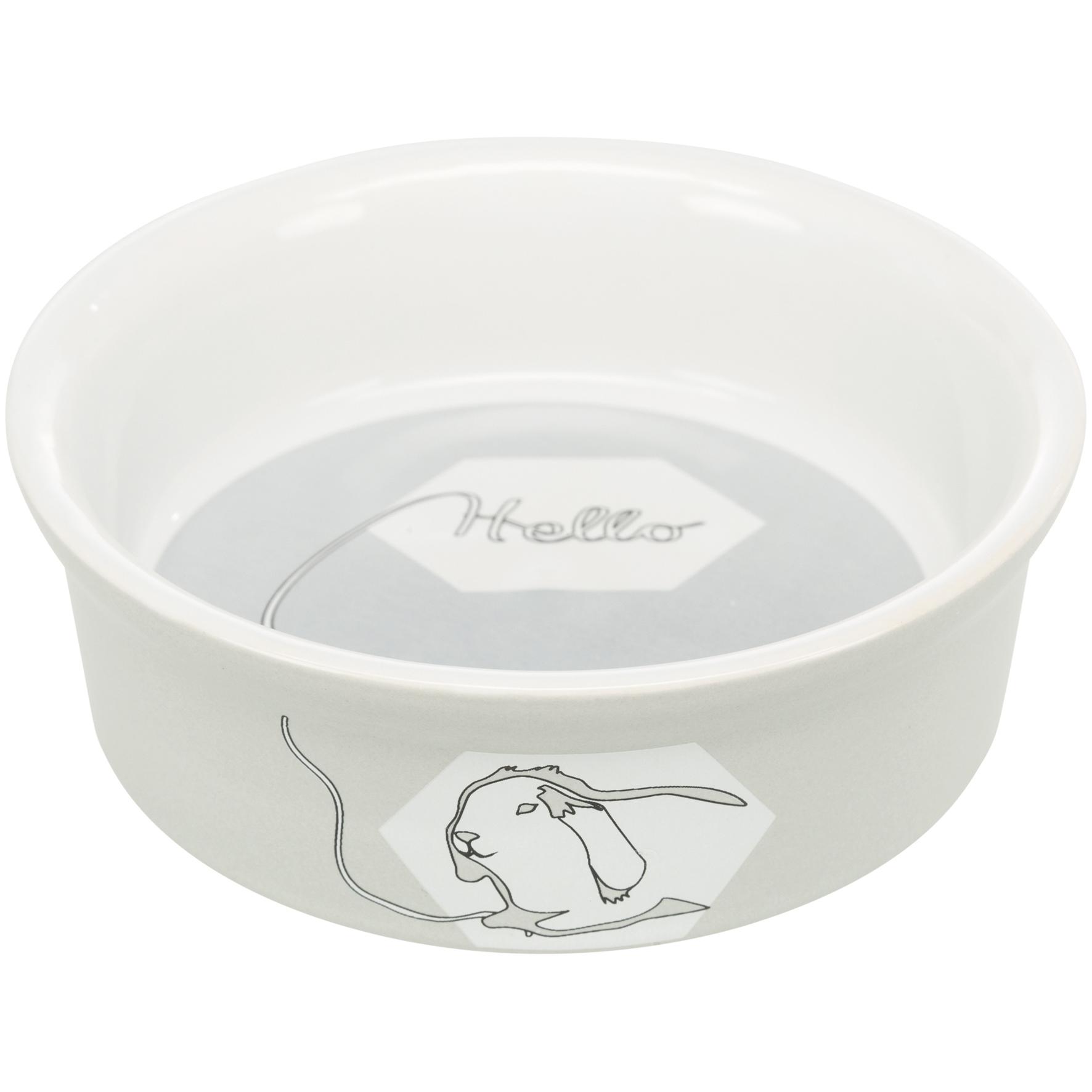 Trixie Napf Comic-Kaninchen Hello (24 cl), Futternapf