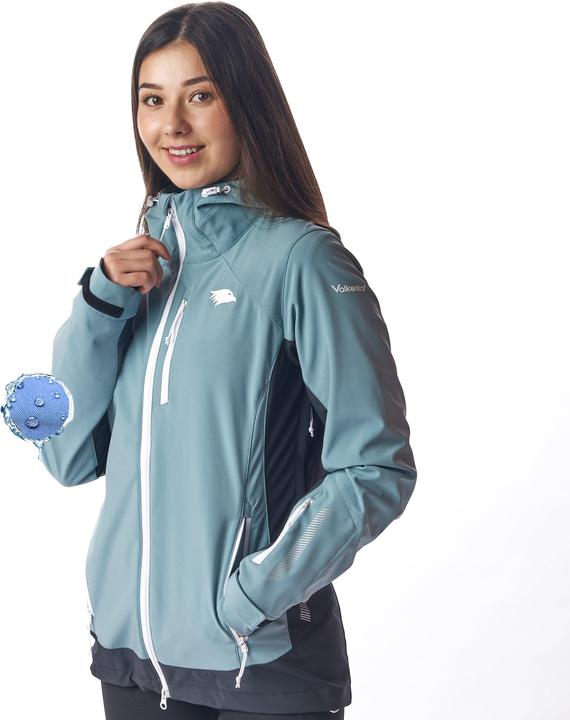 Valkental Funktionale & reflektierende Softshelljacke für Outdooraktivitäten - Damen (XS)