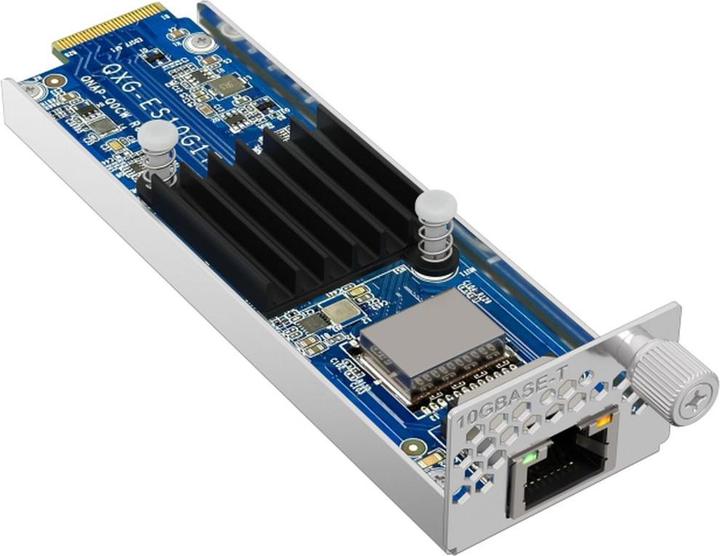 Actual product image QNAP E1.S to single 10GBASE-T LAN Module
