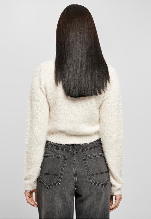 Produktbild Urban Classics Ladies Cropped Feather Sweater (XL)