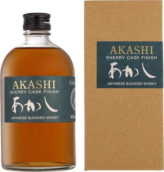 Actual product image Akashi Japanese Blended (Blended Whisky, 1 x 50 cl)