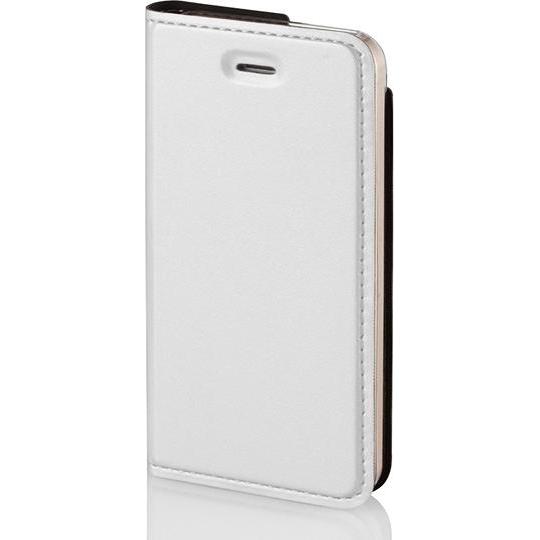 Wave BookCase case, iPhone SE / 5S / 5, white (Apple iPhone 5, Apple iPhone 5s, Apple iPhone SE), Cover smartphone, Bianco