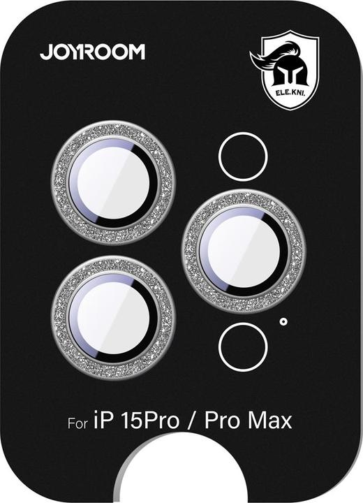 Produktbild Joyroom JR-MSF0295 Camera Lens Protector for iP15 Pro/iP15 Pro Max-Silver (Apple iPhone 15 Pro, Apple iPhone 15 Pro Max)