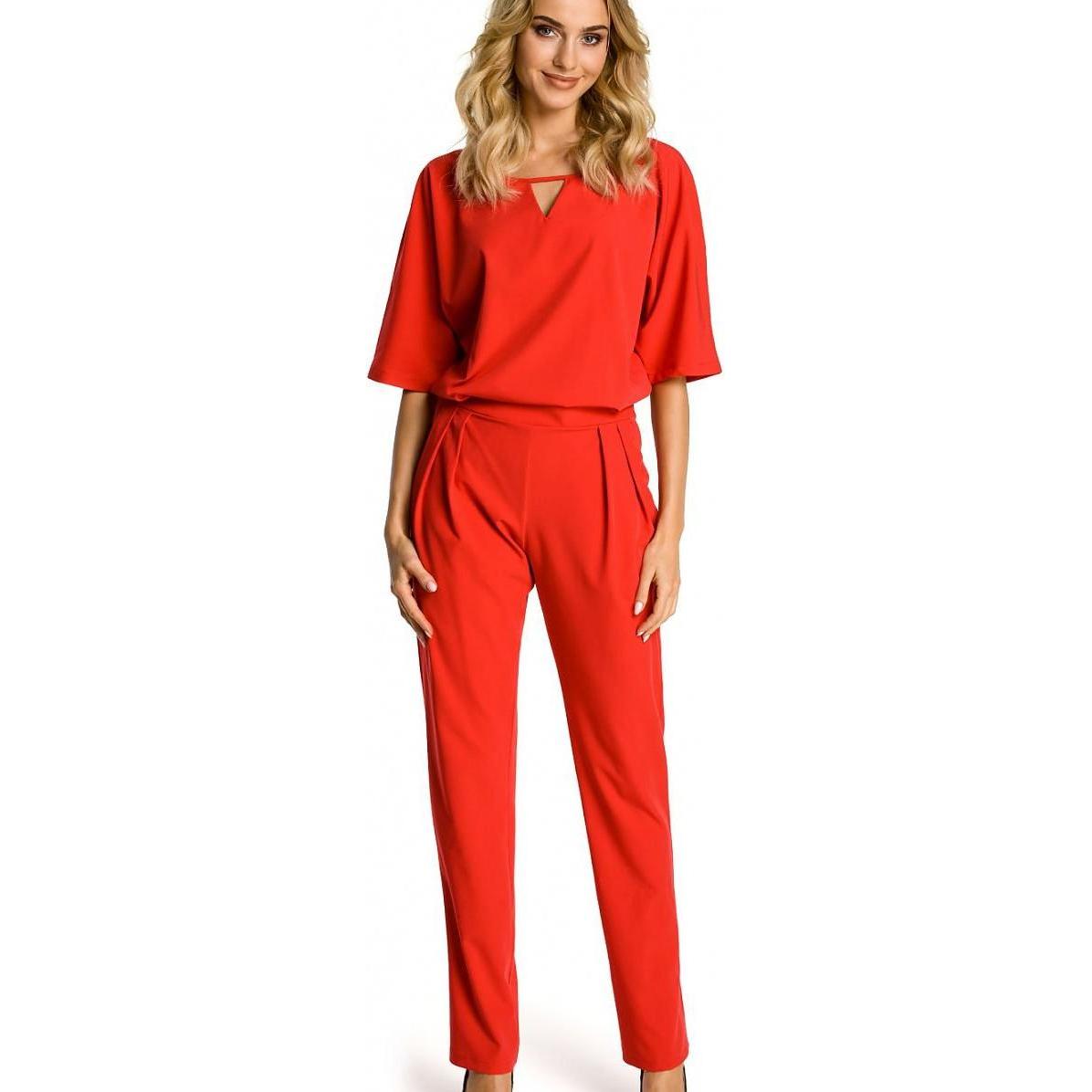 Made of Emotion, Herren, Jumpsuit, 905828, Rot, (XL)