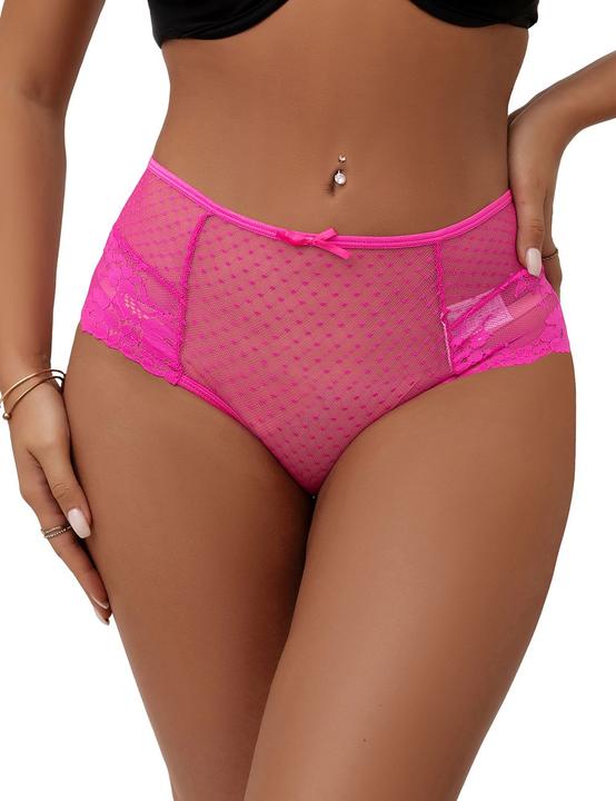 Actual product image Christine Le Duc Slip met Schnürung pink (M, L)