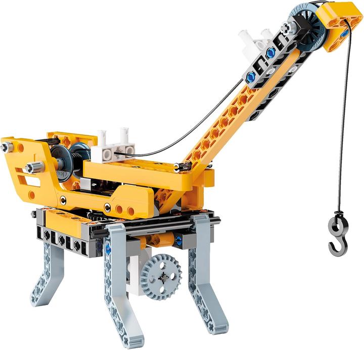Actual product image Clementoni Construction Challenge cranes and elevators