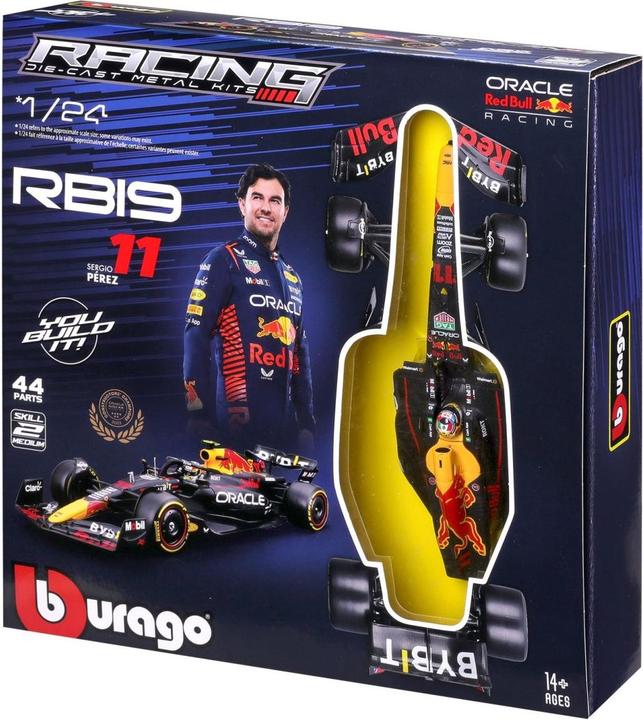 Produktbild Bburago Red Bull F1 RB19 1/24 Kit Pérez 2024